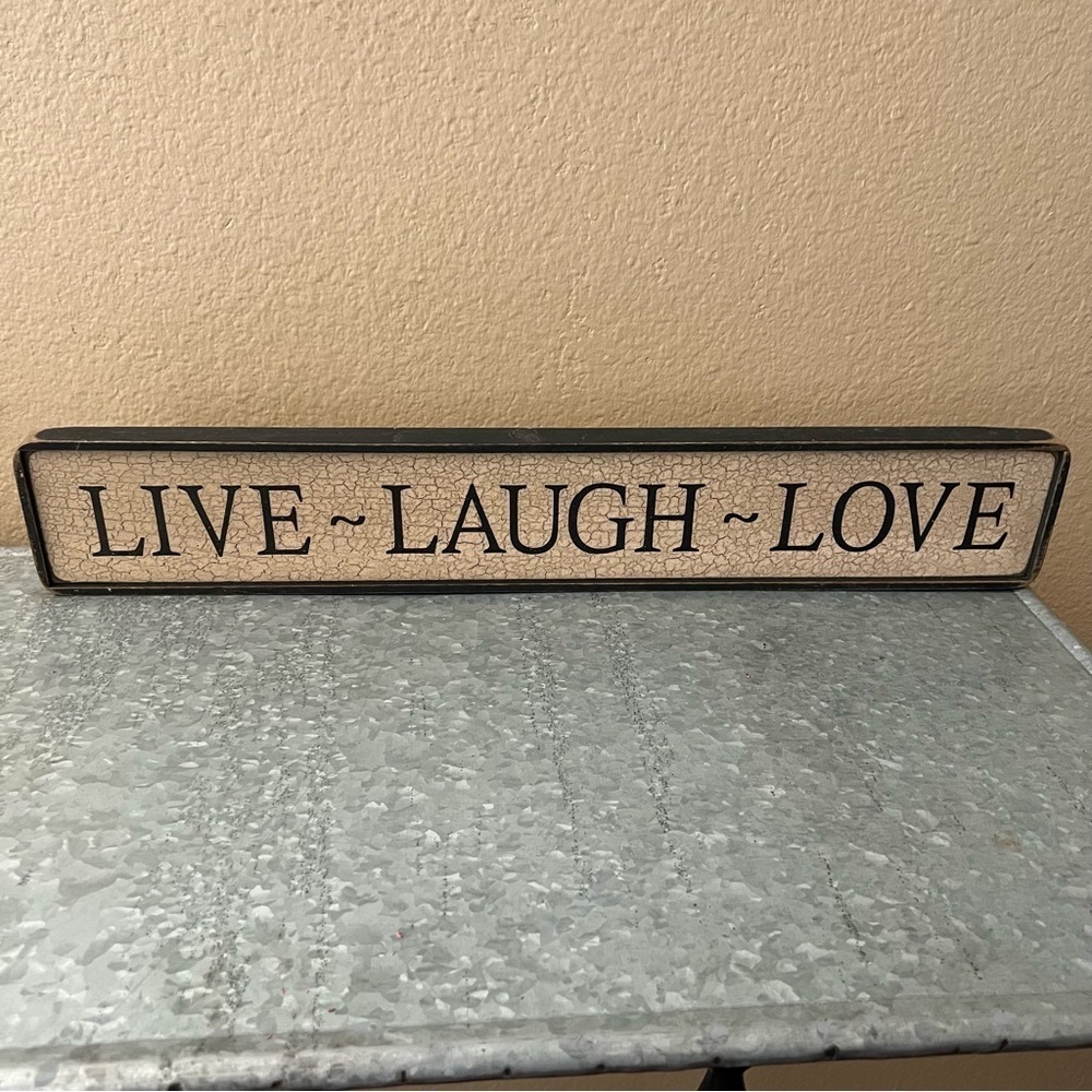 LIVE-LOVE-LIFE  shabby chic wood sign